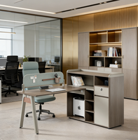 Meubles de bureau de luxe, chaise de bureau pivotante à dossier haut pour dirigeant, table de direction pour président, PDG
