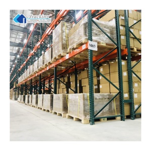 מערכת מדפים לאחסון משטחים כבדים, תקן אמריקאי, של חברת Jracking, לתעשיית הלוגיסטיקה - Product Image 3