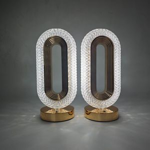 Đèn bàn Runway Touch Crystal Phòng ngủ Đầu giường Ánh sáng khí quyển Sang trọng Đơn giản Cảm giác cao cấp Đèn ngủ nhỏ - Product Image 2
