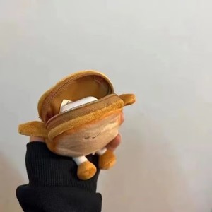 Portefeuille-pendentif en peluche avec emoticônes mignonnes style Instagram coréen, sac de rangement créatif japonais pour femmes, petit portefeuille - Product Image 5