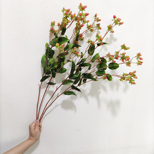 Nouveau Venir Faux <span class=keywords><strong>Fleurs</strong></span> Décoratives Plantes Faux Jumble Perles Soie En Plastique <span class=keywords><strong>Fleurs</strong></span> Artificielles Pour La Maison Fête De Mariage Décor - Product Image 2