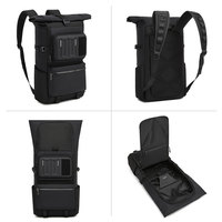 Sac à dos de voyage imperméable OZUKO 9944 avec fermeture éclair pour hommes, 29L, extensible, en Oxford, ouverture large, pour le camping et la randonnée