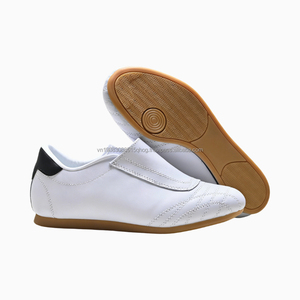 Men's Slip-On Taekwondo <b>Shoes</b> Non-Slip Rubber Sole Martial Arts Sneakers Lightweight Comfort Training Footwear for <b>Kickboxing</b> - Product Image 1