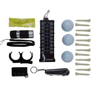 Boîte cadeau de <span class=keywords><strong>golf</strong></span> personnalisée en usine, sacoche en PU pour outils, kit d'accessoires de <span class=keywords><strong>golf</strong></span>, tee, brosse de nettoyage de balles, clip pour télémètre, tableau de scores - Product Image 6
