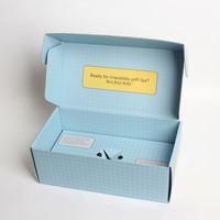 Boîte d'abonnement pour animaux de compagnie en carton écologique imprimé avec logo personnalisé, emballage en papier pour envoi postal