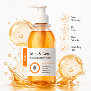 Gel de Ducha Purificante para la Piel con Extracto Herbal, 250 ml, para Eliminar <span class=keywords><strong>Ácaro</strong></span>s y Acné, Limpieza Profunda, Piel Suave, OEM y ODM, Venta al Por Mayor - Product Image 4