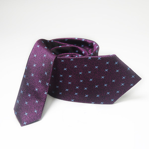 남자 7CM 한국 스타일 폴리 에스테르 넥타이 도매 비즈니스 액세서리 공식 비즈니스 넥타이 지원 로고 - Product Image 4