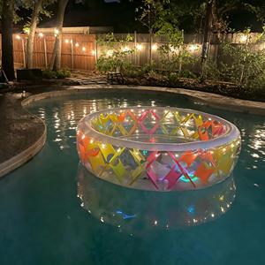 Piscina Inflable Infantil Colorida de PVC, Piscina de Verano para Niños, MAKE WAVES, 3mm de Grosor, Plegable - Product Image 6