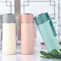 Tasse en verre double paroi style Ins tendance, motif cerf étoilé, avec poignée portable, vaisselle tendance style Ins