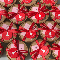 Biglietto di Natale Personalizzato 2026 con Logo, Etichetta Natalizia Europea di Alta Gamma, Mini Biglietto Regalo Natalizio in Stile Cartoon