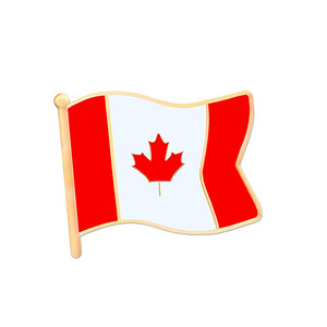 Giá Rẻ Tùy Chỉnh Hình Vuông Kim Loại Sắt Dập Men Mạ Vàng Quốc Gia Canada Cờ Lapel <span class=keywords><strong>Pin</strong></span> Badge - Product Image 5