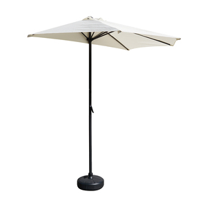 Patio Extérieur Personnalisé <span class=keywords><strong>Demi</strong></span>-Rond Jardin Terrasse <span class=keywords><strong>Balcon</strong></span> Ombre Pliable Os Rétractable Petit Emballage Parapluie Parasols - Product Image 1