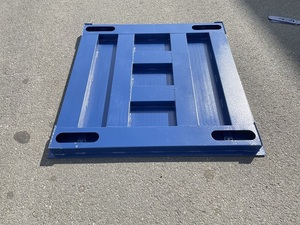 YZC लोड सेल के साथ 1.2*1.2m 2 टन फ्लोर स्केल प्लेटफार्म वेइंग स्केल - Product Image 4