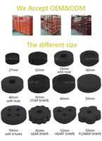 Charbon de bois naturel rond de 33 mm pour chicha, briquettes à allumage rapide, faible teneur en cendres, sans fumée, pour chicha, narguilé, barbecue