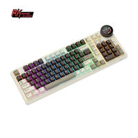 Clavier mécanique Royal Kludge RK N99 Phantom 98 touches, tri-mode, RGB, filaire, Bluetooth, 2.4G sans fil, avec écran TFT