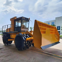 Compacteur à rouleaux hydrostatique SINOMACH CNCMC LLC223 de 23 tonnes pour déchets, ordures et déchets pour les décharges