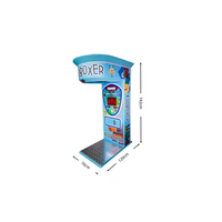 Kit de jeu d'arcade de boxe de rue à monnayeur pour enfants, avec design durable et utilisation facile