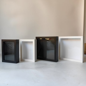 Miễn phí mẫu 5x5 6x6 7x7 8x8 9x9 10x10inch Vuông Kính thực bóng hộp tất cả các màu đen 1.2 inch 3cm 5cm bóng sâu hộp khung - Product Image 1