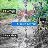 Nouvelle caméra de chasse sans fil 4K avec contrôle par application, connexion Wi-Fi, vision en direct et détection de mouvement pour la surveillance de la faune