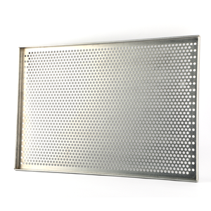 Fabrication conique sous les formes 45*65 plateaux de cuisson professionnels plateaux de cuisson perforés en métal perforé en acier inoxydable Durable - Product Image 4