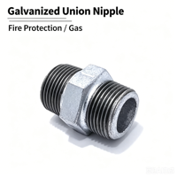 Raccords en acier galvanisé : coudes, tés, raccords droits, raccords filetés femelles, connecteurs pour la lutte contre l'incendie et l'alimentation en gaz, plomberie