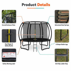 Fabricant de trampolines de jardin Zoshine, trampolines pour enfants, grandes trampolines, trampolines robustes pour adultes, trampolines de fitness d'extérieur - Product Image 2