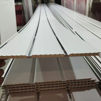 Tiras de PVC Blancas de Alto Brillo para Techo, 250 mm de Ancho, Diseño Interior de Lujo Accesible, Fácil de Limpiar, Material de Construcción Duradero