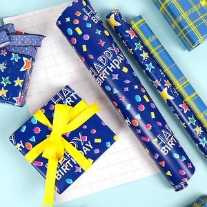 High Quality Luxury Disposable Coated Silicone Virgin Printed Wrapping <b>Paper</b> Elegant Gift Wrapping - Product Image 4
