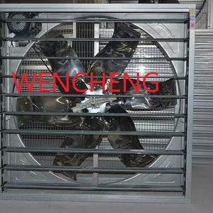 Ventilateur d'extraction mural industriel avec système de refroidissement par air, pour usines, fermes, ateliers, restaurants - WENCHENG - Product Image 4