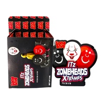 Impression personnalisée 8e 3.5g Boîte d'emballage Cookie Candy Forme spéciale Ziplock Odeur Preuve Cali Pack Die Cut Mylar Sac avec coffret
