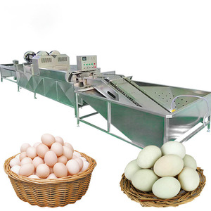 Yumurta yıkama fabrika iş otomatik yumurta temizleme işleme hattı ördek yumurta çamaşır kurutma makinesi - Product Image 1