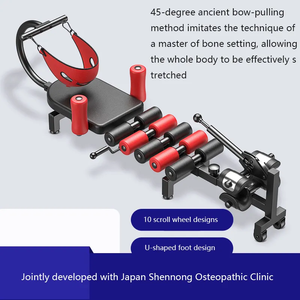Physical Height Extendable Spine Traction <b>Machine</b> for Lumbar & Neck <b>Stretching</b> Body Stretcher with Waist Massager - Product Image 6