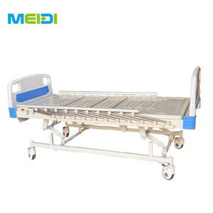 Cama <span class=keywords><strong>de</strong></span> Hospital con Manivela Manual para Pacientes Mayores, Cama <span class=keywords><strong>de</strong></span> Enfermería Aplicable en Residencias <span class=keywords><strong>de</strong></span> <span class=keywords><strong>Ancianos</strong></span> con Elevación <span class=keywords><strong>de</strong></span> Respaldo - Product Image 2