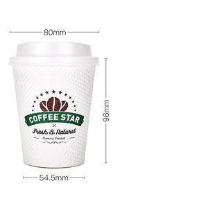 Vasos de papel desechables personalizados de una sola pared, ecológicos, <span class=keywords><strong>para</strong></span> <span class=keywords><strong>llevar</strong></span>, café frío/caliente/té <span class=keywords><strong>para</strong></span> fiestas, eventos, con diseño de logotipo - Product Image 6