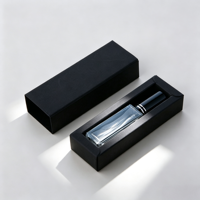 Atomiseur de parfum de luxe en verre transparent de 10 ml, rond et carré, rechargeable, vaporisateur fin, flacon de voyage avec boîte cadeau