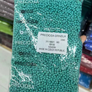 Versand bereit 6/0 4mm Gute Qualität Einfarbige Preciosa Samen perlen 500 gr/beutel Preciosa Perlen für Diy Schmuck herstellung - Product Image 4
