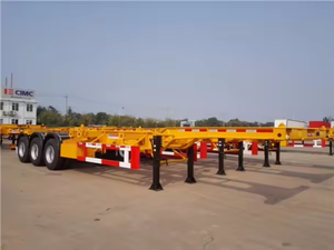 Semi-remorque surbaissée hydraulique à col de cygne 3, 4 ou 5 essieux, capacité 1-2 tonnes, dimensions 12,5x2,5x1,5m, Shandong Fengniao - Product Image 4