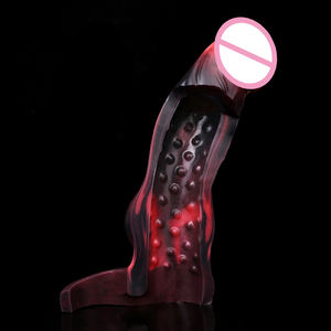 Drop Shipping fantasia manica del pene con drago nero Extender sesso Bondage vibrante fantasia manica del cazzo per gli uomini amore del sesso - Product Image 5