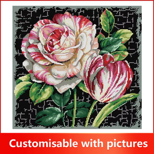 NKF ricamo personalizzato punto croce fabbrica Moonflower Kit punto croce decorazione per la casa set di ricamo Kit Crochet - Product Image 2