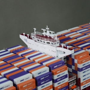 O.A.S 制造商手工船舶模型 高档商务礼品 货运船模型 定制 100 厘米集装箱船模型 - Product Image 3