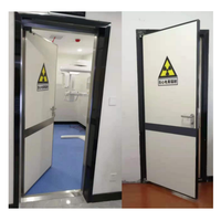 Porte battante anti-rayons X, Porte battante à charnières en plomb, Porte à insertions en plomb anti-rayons X pour scanner CT