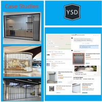 Puerta Plegable de Seguridad, Fácil de Instalar, Tamaño Personalizado, Precio Económico, Compra en Línea, Tienda, Fábrica