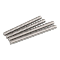 High Quality Factory Price DIN975 DIN976 Galvanized Threaded Rod SS304 18-8 M10x1000mm All Thread Threaded Rod bar Stud Bolts