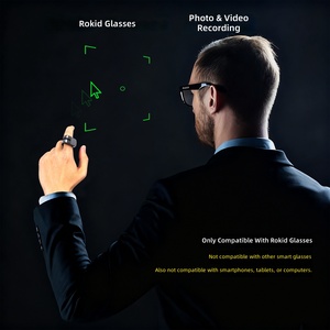 Accessori per <span class=keywords><strong>Occhiali</strong></span> Smart AI <span class=keywords><strong>con</strong></span> Controller Mouse ad Anello Touch Screen, Teleprompter, Riproduzione Musicale, Ricarica Type-C - Product Image 4