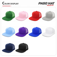 Gorra Snapback de 5 Paneles con Logotipo Personalizado, Bordado 3D, Visera Plana, Malla de Lona, Estilo Trucker, Casual, Hip Hop, Unisex