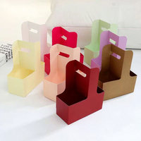 Kosiz 60 porte-gobelets jetables en carton blanc avec poignée, 6,9x3,2x8,9 pouces, pour boissons chaudes/froides, à emporter, café