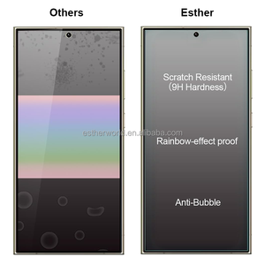 Verre trempé japonais Asahi 9H 2.5D, 2 mètres, super résistant, pliable à 360 degrés, anti-traces de doigts, pour écran de téléphone portable S25 Ultra - Product Image 5