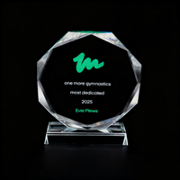 Vente chaude cristal clair Base en bois livre forme trophée prix pour la journée des professeurs de sport cadeau école enseignant retraite Souvenir