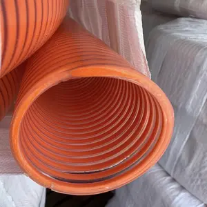 Tuyau d'aspiration PVC Pompe à eau renforcée en spirale Pompe agricole Tuyau d'aspiration PVC Helix