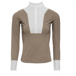 Camiseta de equitación transpirable para mujer, camiseta ecuestre, camiseta de competición, se puede personalizar - Product Image 1